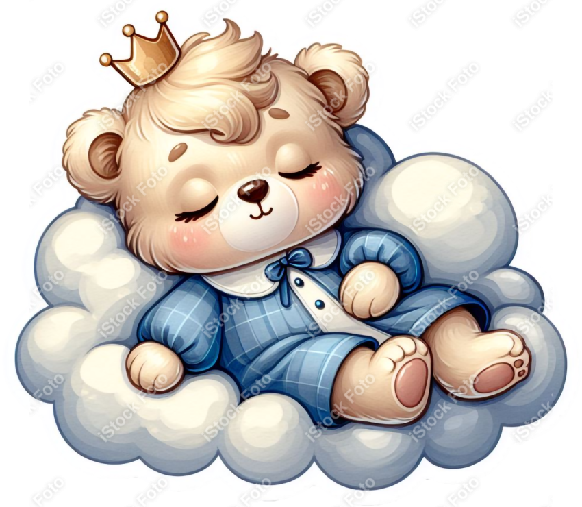 PNG sticker ursinho príncipe azul (14)