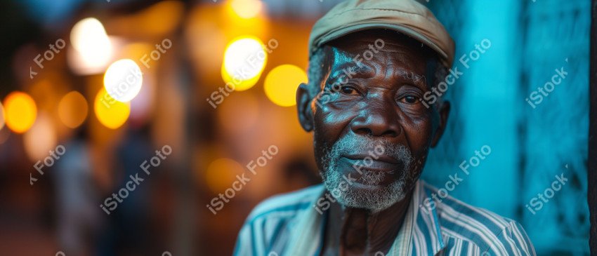 Um comerciante africano, rosto sereno, Gerado com IA (13)