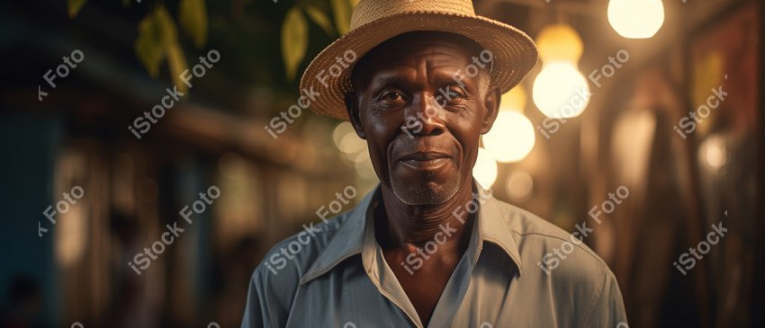 Um comerciante africano, rosto sereno, Gerado com IA (12)