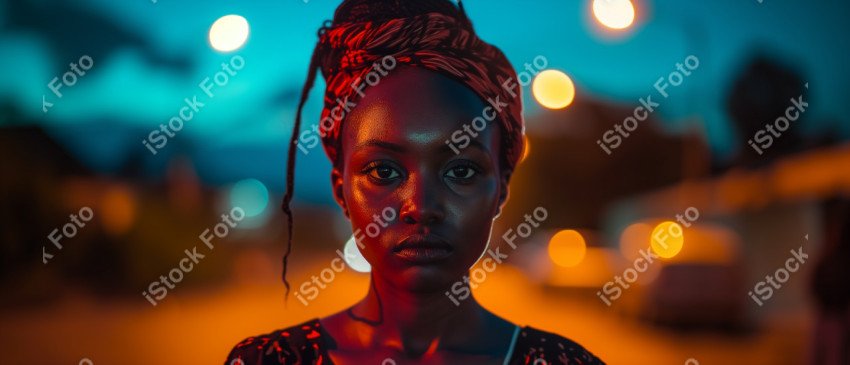 Uma mulher africana, poder feminino, gerada com IA (23)
