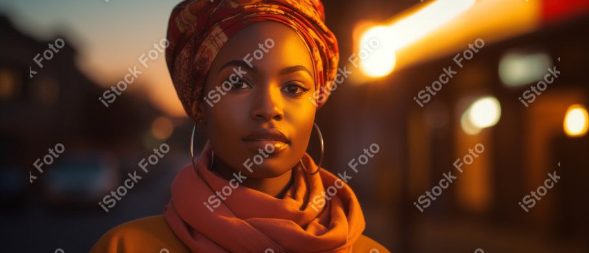 Uma mulher africana, poder feminino, gerada com IA (28)