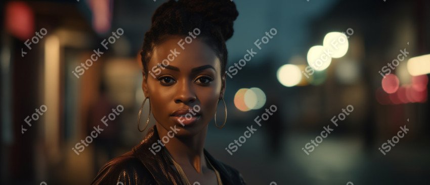 Uma mulher africana, poder feminino, gerada com IA (27)