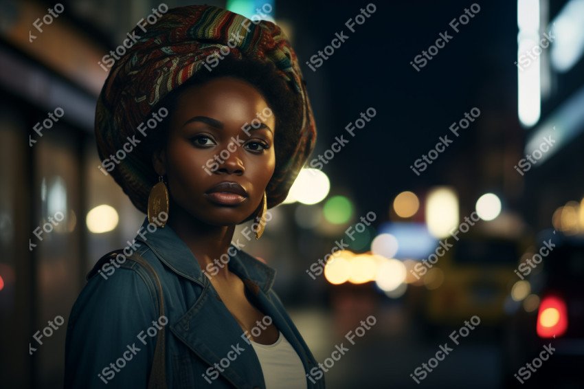 Uma mulher africana, poder feminino, gerada com IA (20)