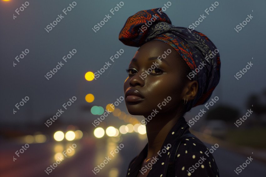 Uma mulher africana, poder feminino, gerada com IA (14)