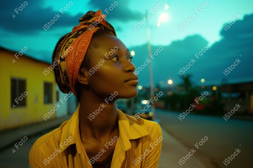 Uma mulher africana, poder feminino, gerada com IA (13)