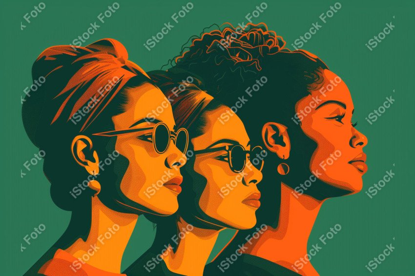 Imagem duo tônica laranja e verde escuro dia internaticonal da mulher (4)