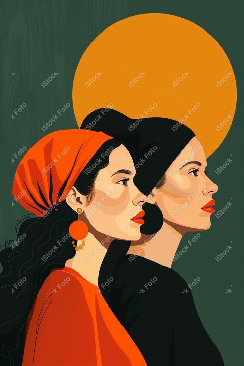 Imagem duo tônica laranja e verde escuro dia internaticonal da mulher (14)