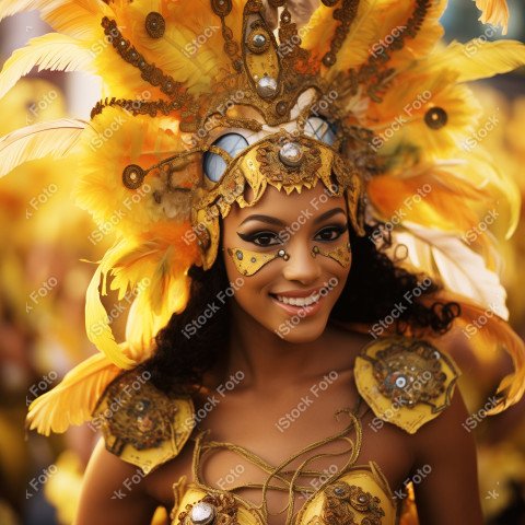 Fantasia de carnaval carioca feminina brasileira, Gerado com IA (7)