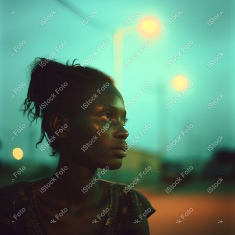 Uma mulher africana, poder feminino, gerada com IA (1)