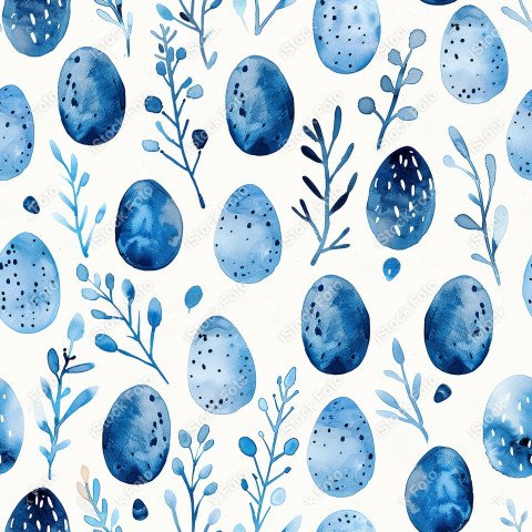 Fundo padrão de páscoa estilo aquarela