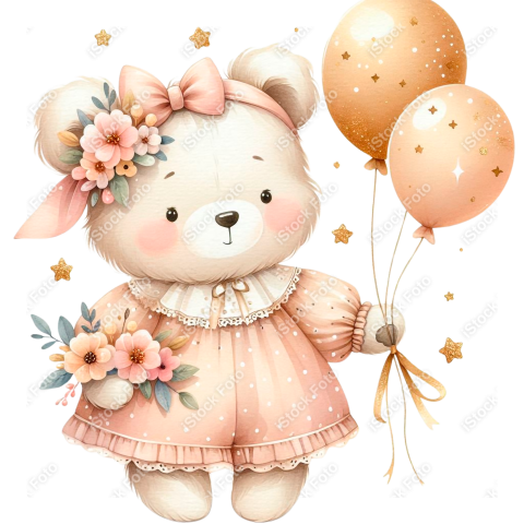 Ursinha bege baloeira (21)