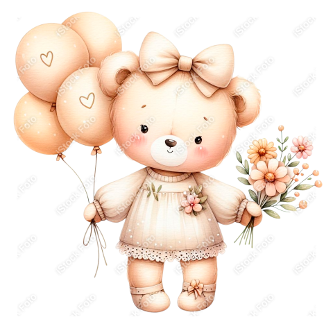 Ursinha bege baloeira (25)