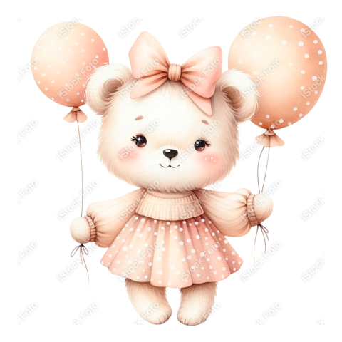 Ursinha bege baloeira (33)