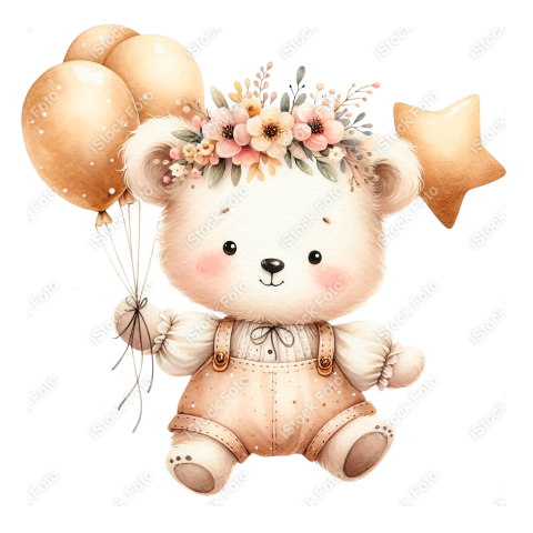 Ursinha bege baloeira (48)