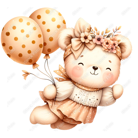 Ursinha bege baloeira (51)