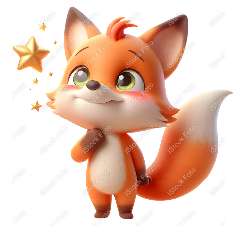 Um Raposa Fofa 3D (3)