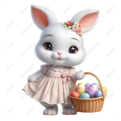 Coelhinha de páscoa menina (100)